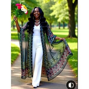 GREEN DUPATTA SCARF MATERIAL/SHAWL OVERSIZED CHUNNI ODHNI STOLE(288)